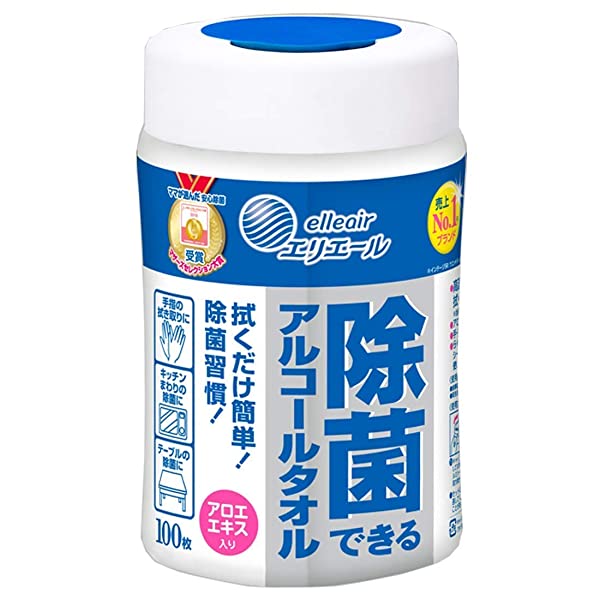 入荷速報 エリエール ウェットティッシュ 除菌 アルコールタイプ ボトル 本体 100枚 除菌できるアルコールタオル Amazonパントリー マスク 消毒液入荷情報まとめ 大手ecサイト対応